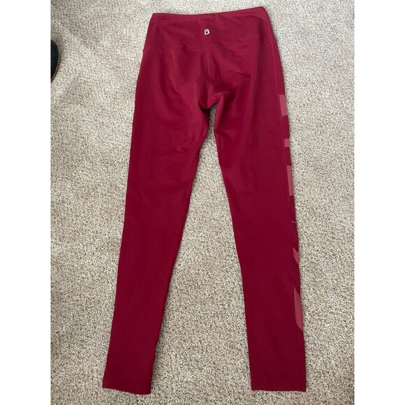 Buff Bunny Burgundy Mesh Leggings - Picture 3 of 4